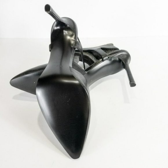 Nine West Elisabeti Leather Pointed Toe Formal Slingback Sandals - Picture 7 of 7